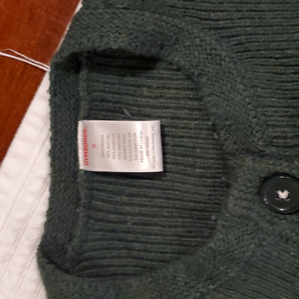 Girls Holiday pants and cardigan set Gymboree - Picture 4 of 8
